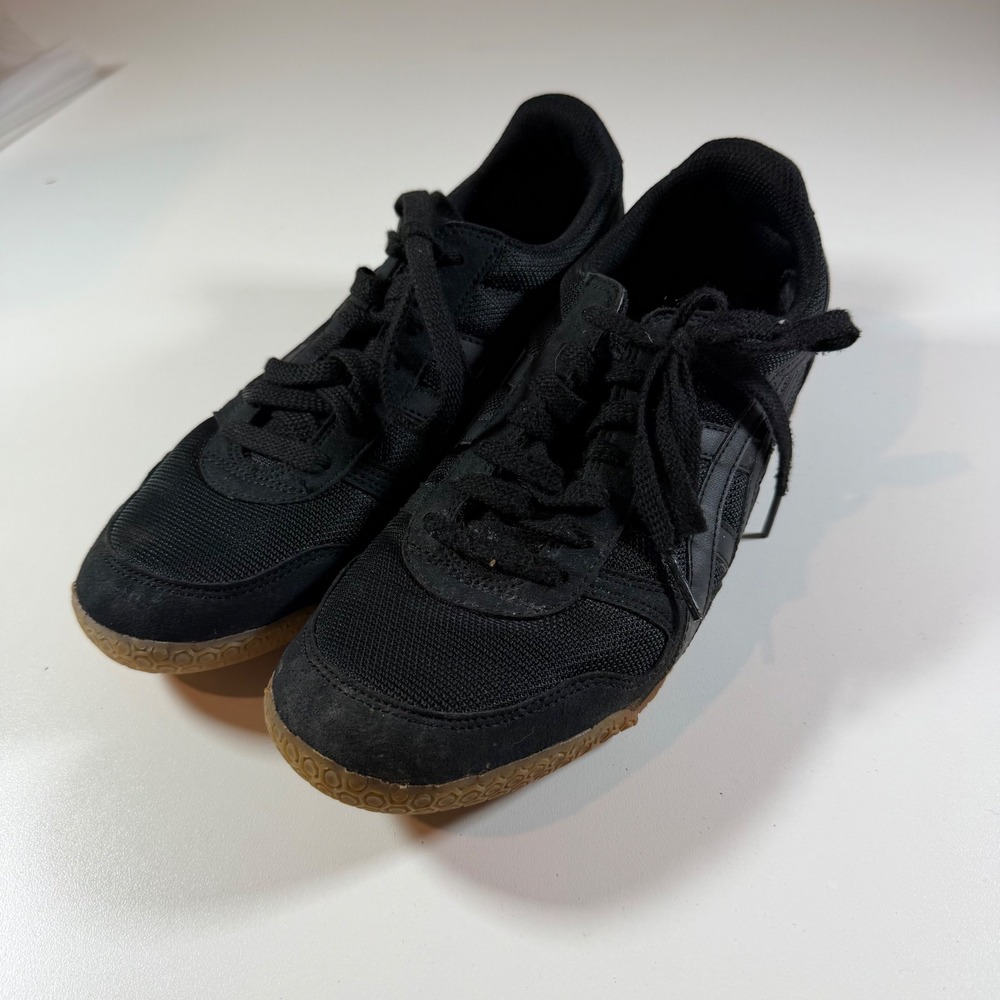 Onitsuka Tiger Ultimate 81 Sneakers Mens 7 Black Gum Sole D626N Triple Black